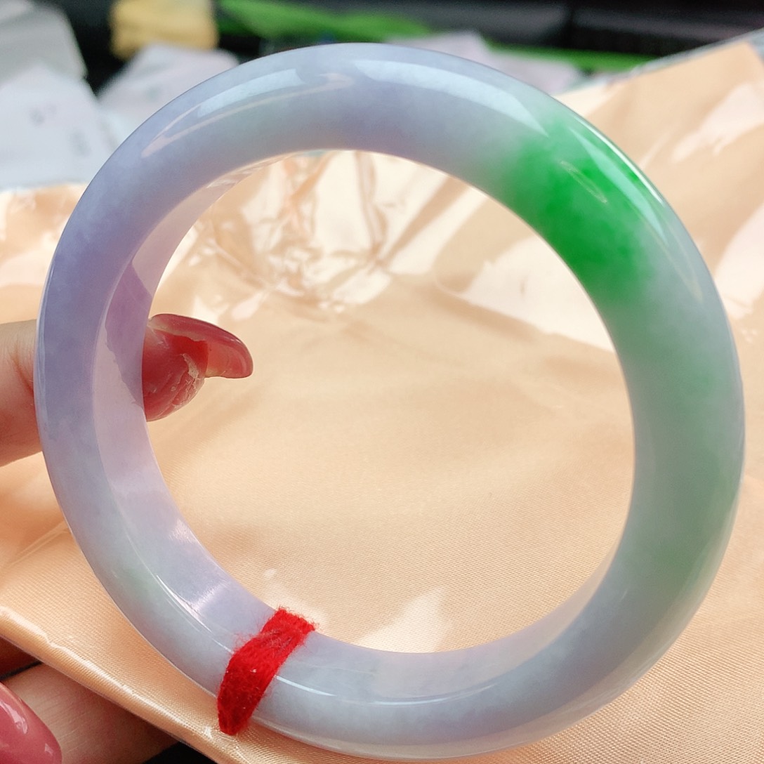 翡翠手镯未镶嵌正圈57.7