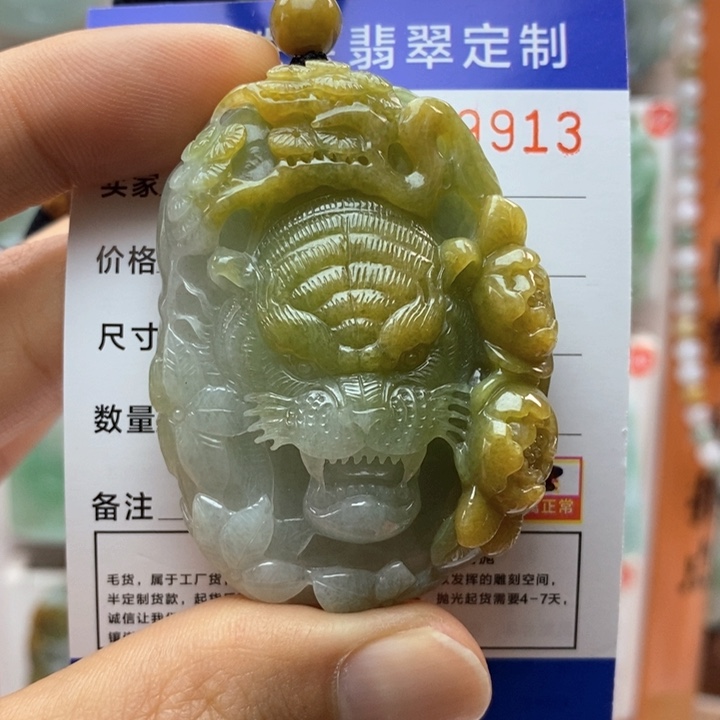 翡翠颈饰未镶嵌每天