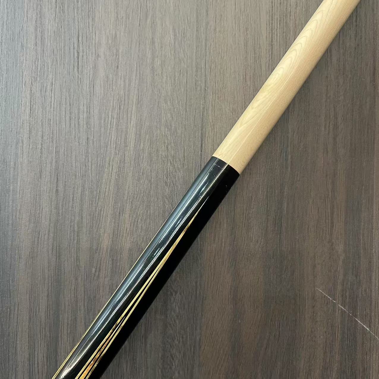 英迪安台球器材  掌御球杆  黑金大头杆