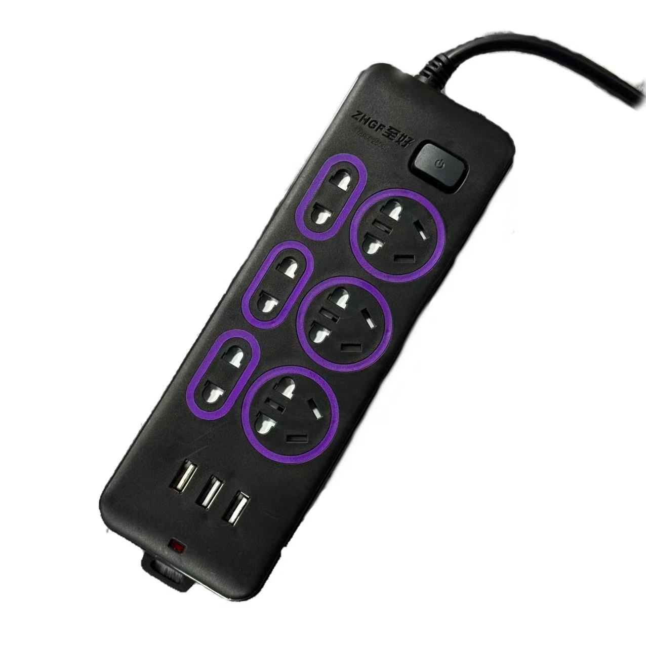 准新品  【按照主播讲解拍】333U/1.8米 家用电排插（6插位+3USB）
