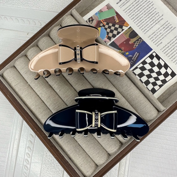 菲妮丝F-1132原创醋酸蝴蝶结抓夹11cm