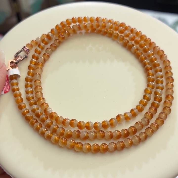 翡翠未镶嵌手链冰胶聚宝盆卡3.5