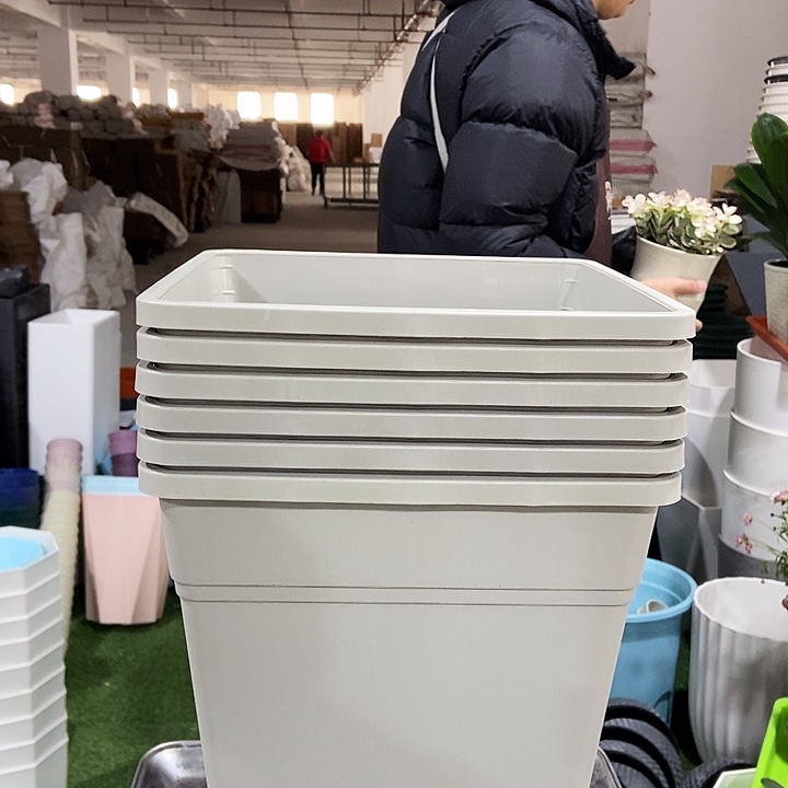 方形口26高28灰白带托6只包邮