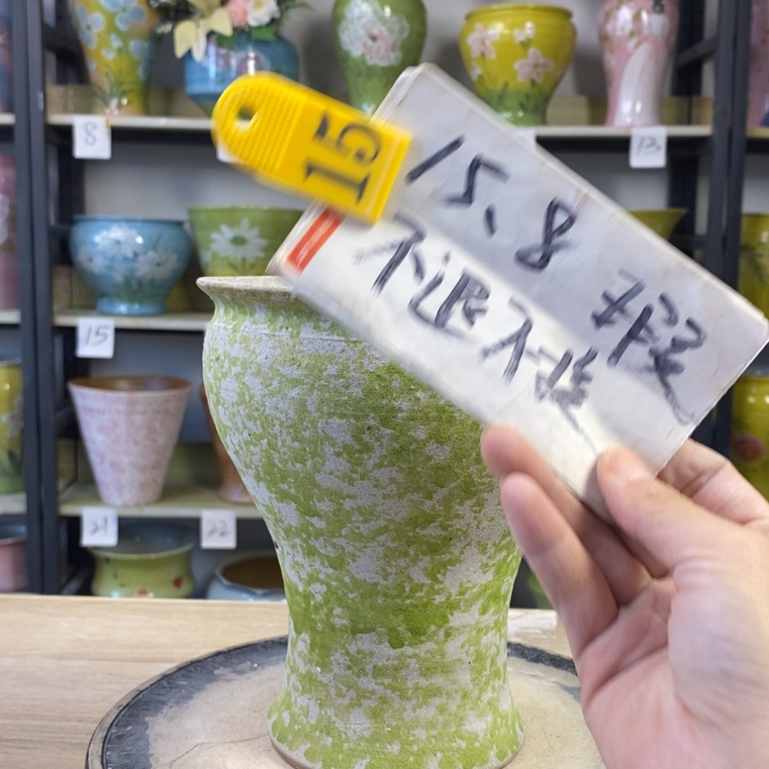 景德镇手工手绘陶瓷花盆