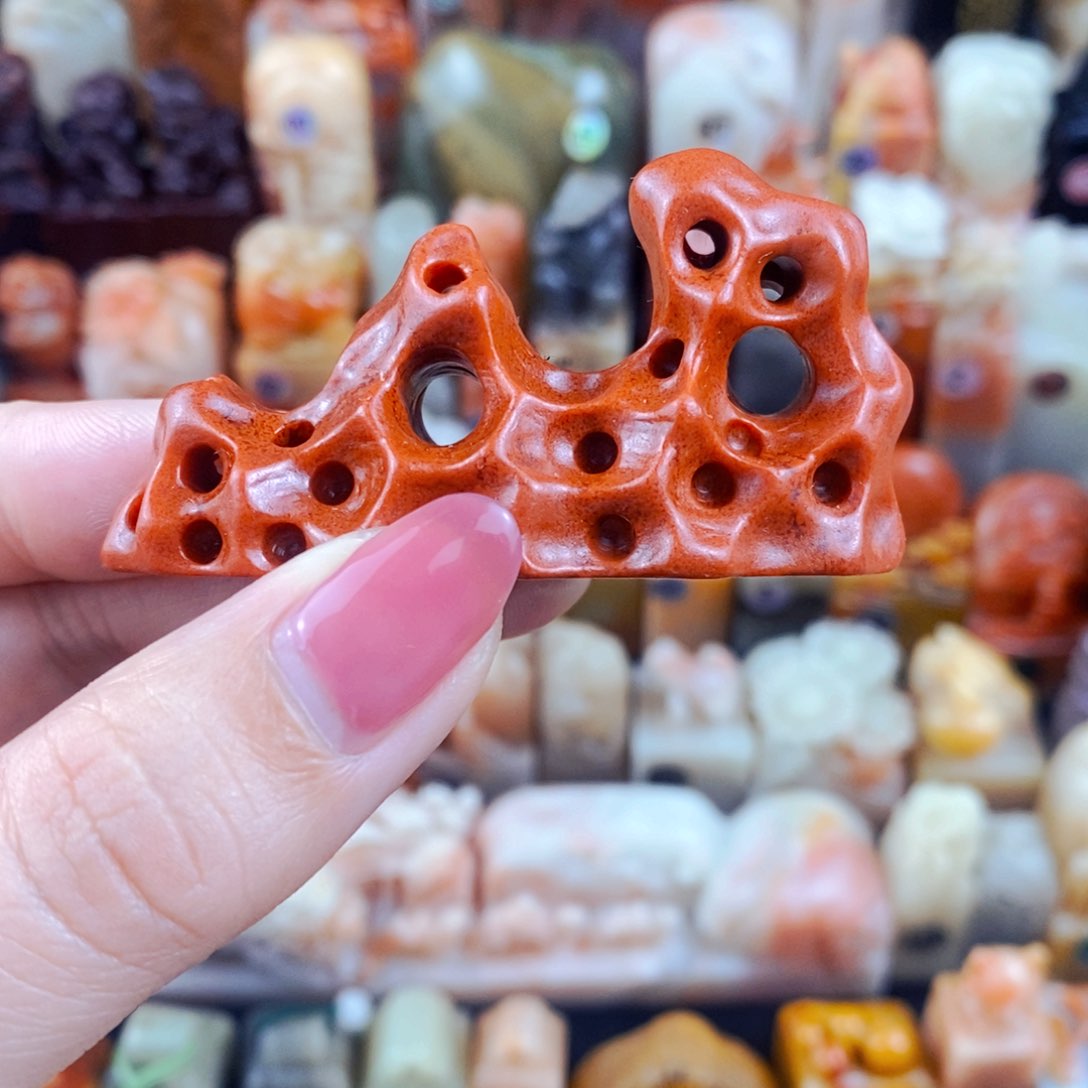 巴林石印石手工篆刻