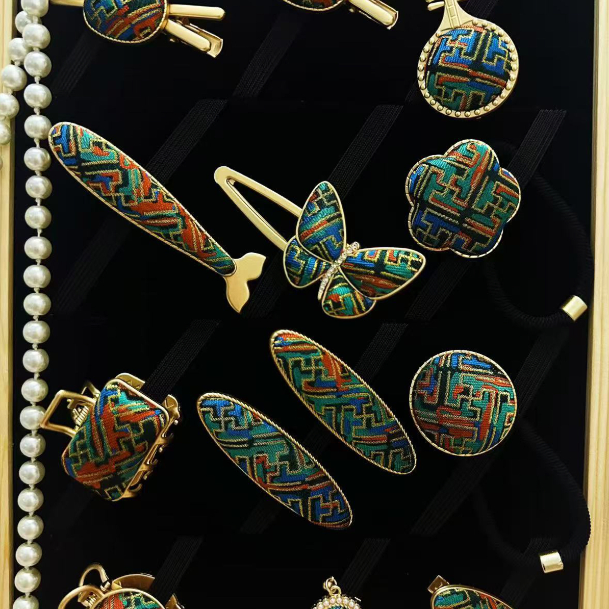 国风宋锦手作饰品