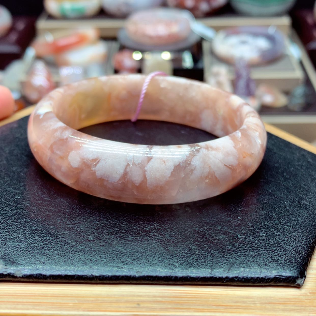 【闪购商品】玛瑙/玉髓手镯未镶嵌阿*9