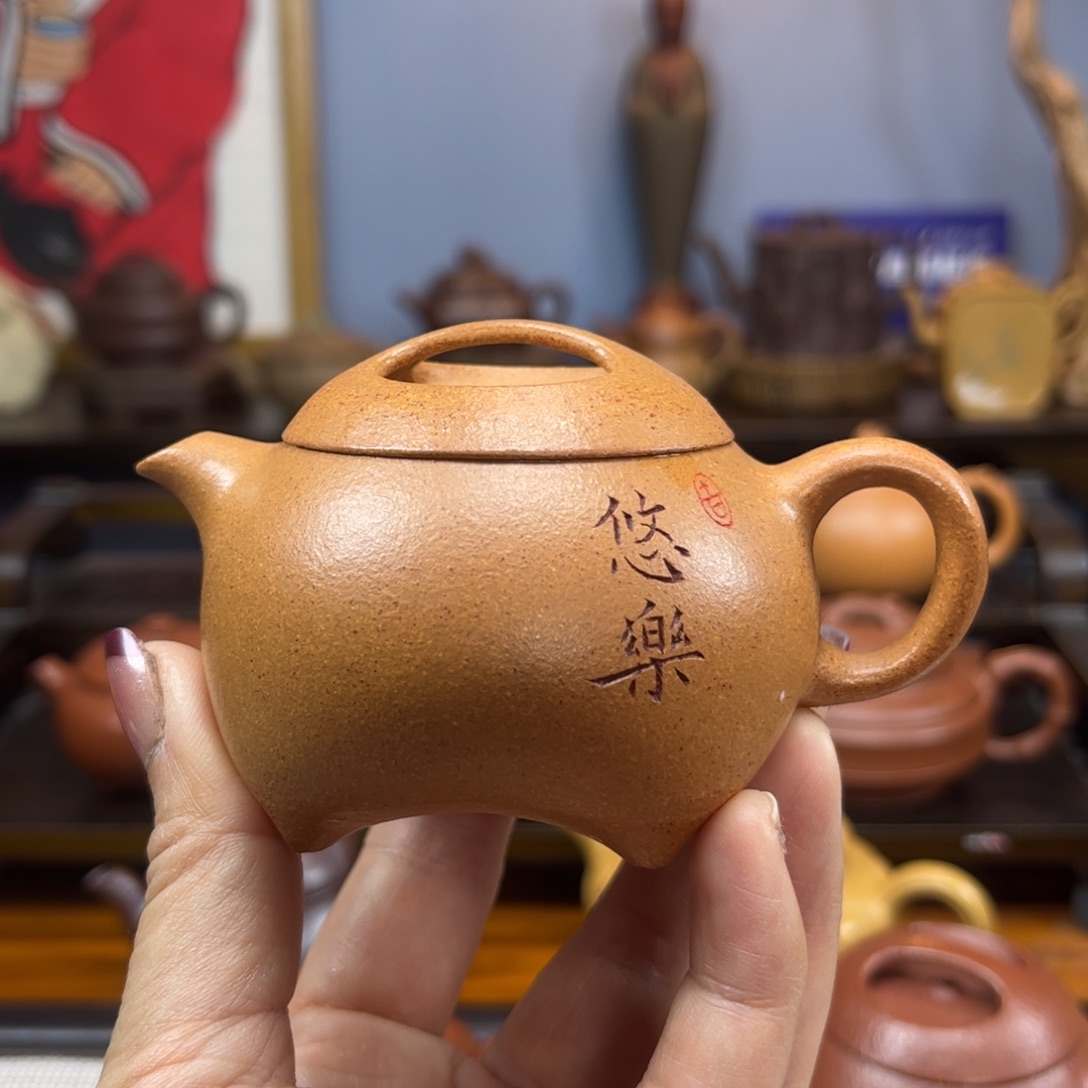 紫砂茶具半手工制作