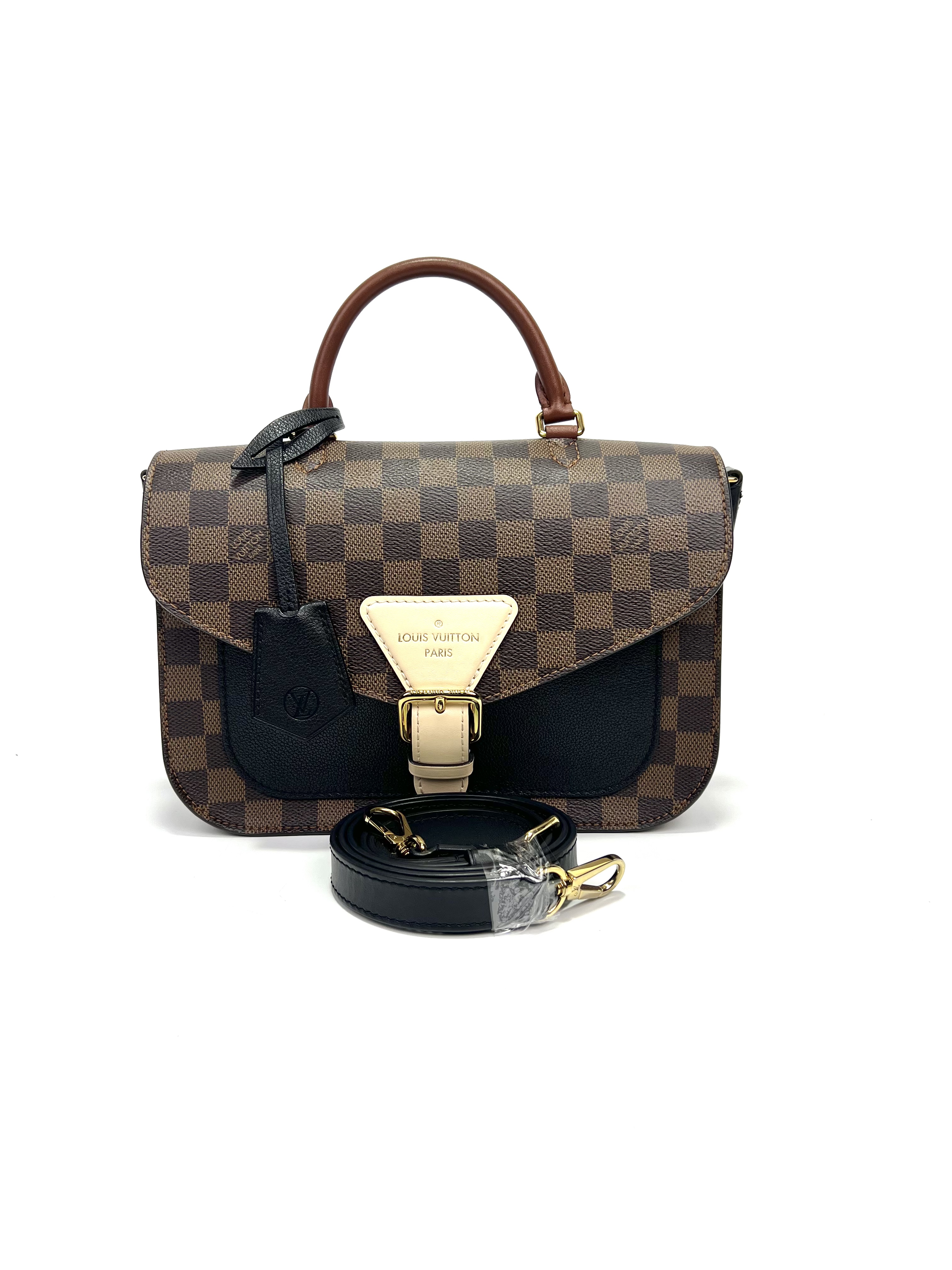 99新 LouisVuitton/路易威登 维舒98新LV棋盘格邮差
