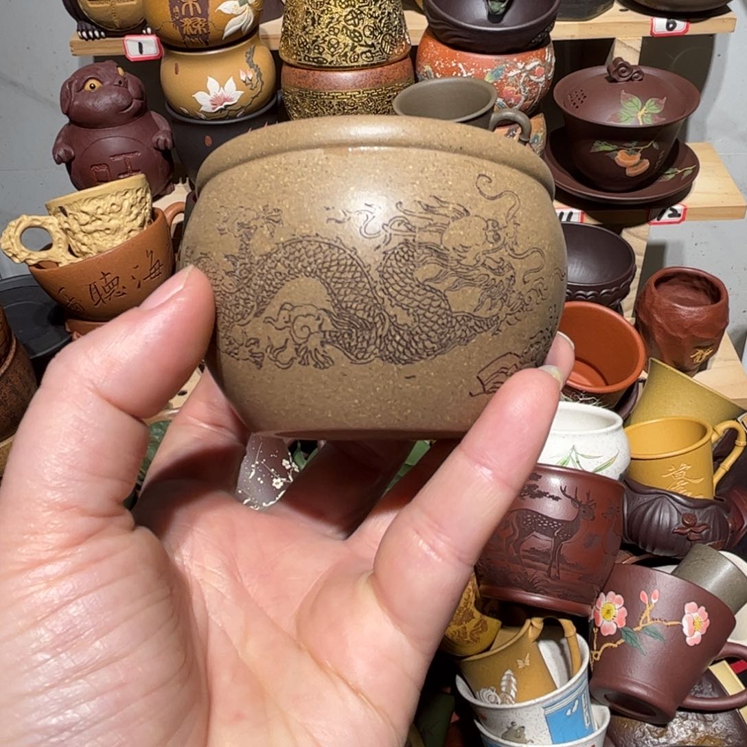 紫砂茶杯宜兴紫砂主人杯