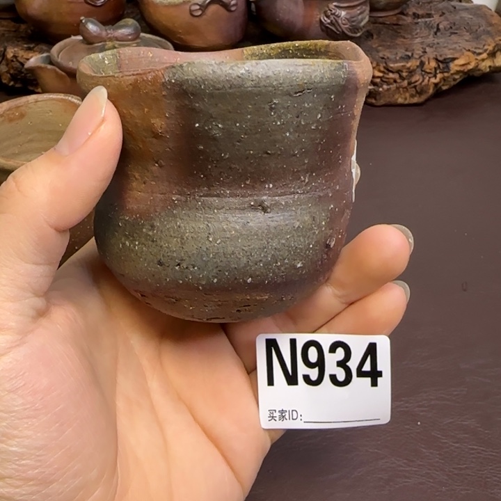 原田圭二手握杯备前烧作品