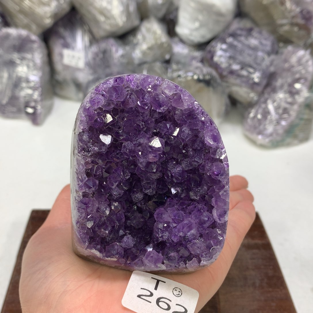 紫晶摆件未镶嵌水晶