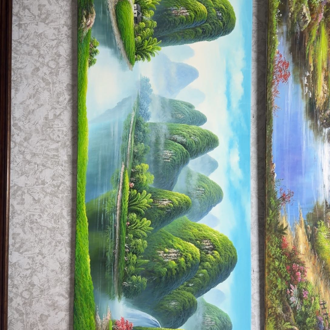 油画我也是一天也没