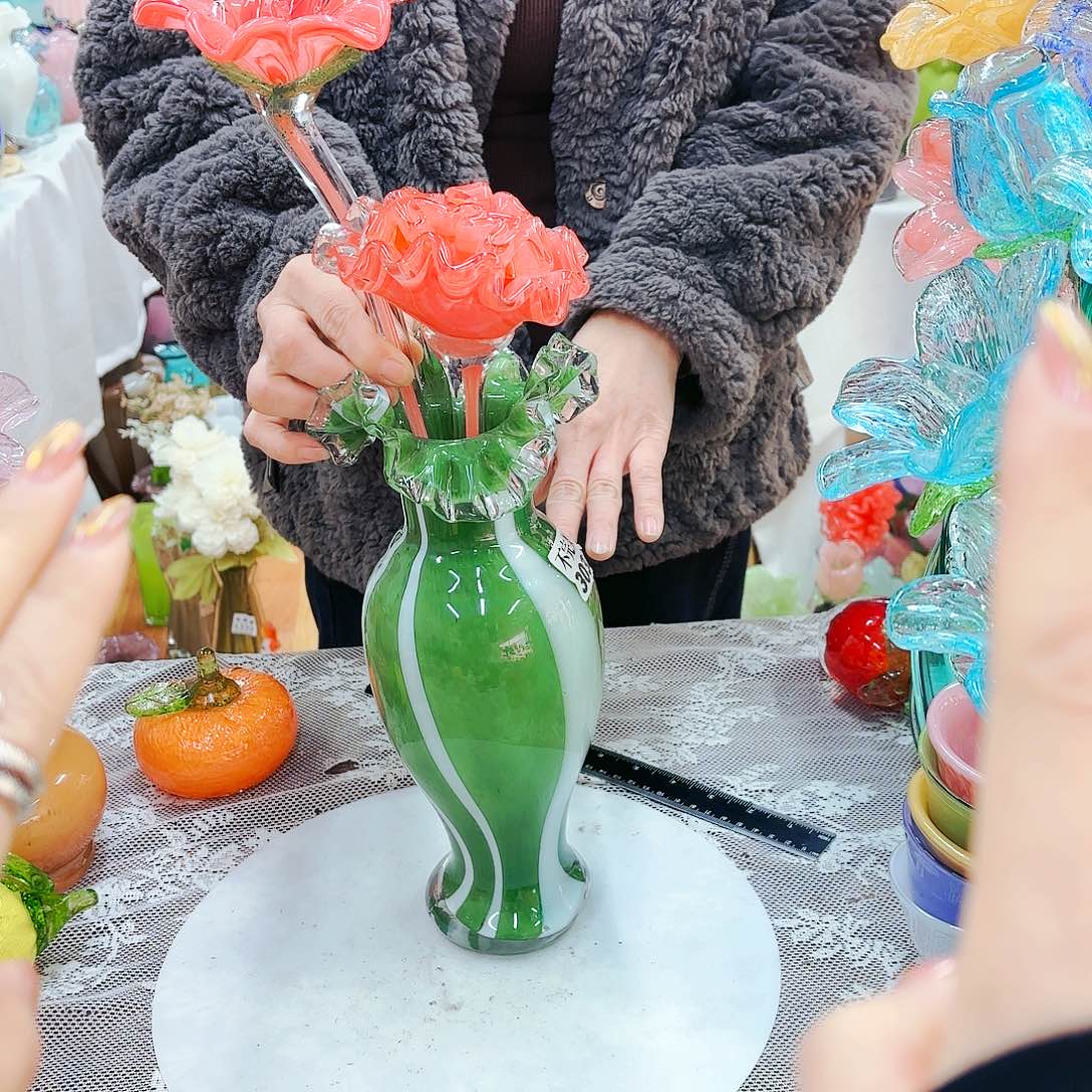 2花1瓶安妮家花瓶花器摆件