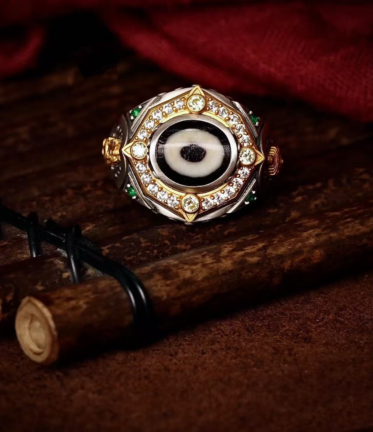 925银戒指 【传饰圣藏】吐宝鼠戒指（财运亨通 好运常伴）