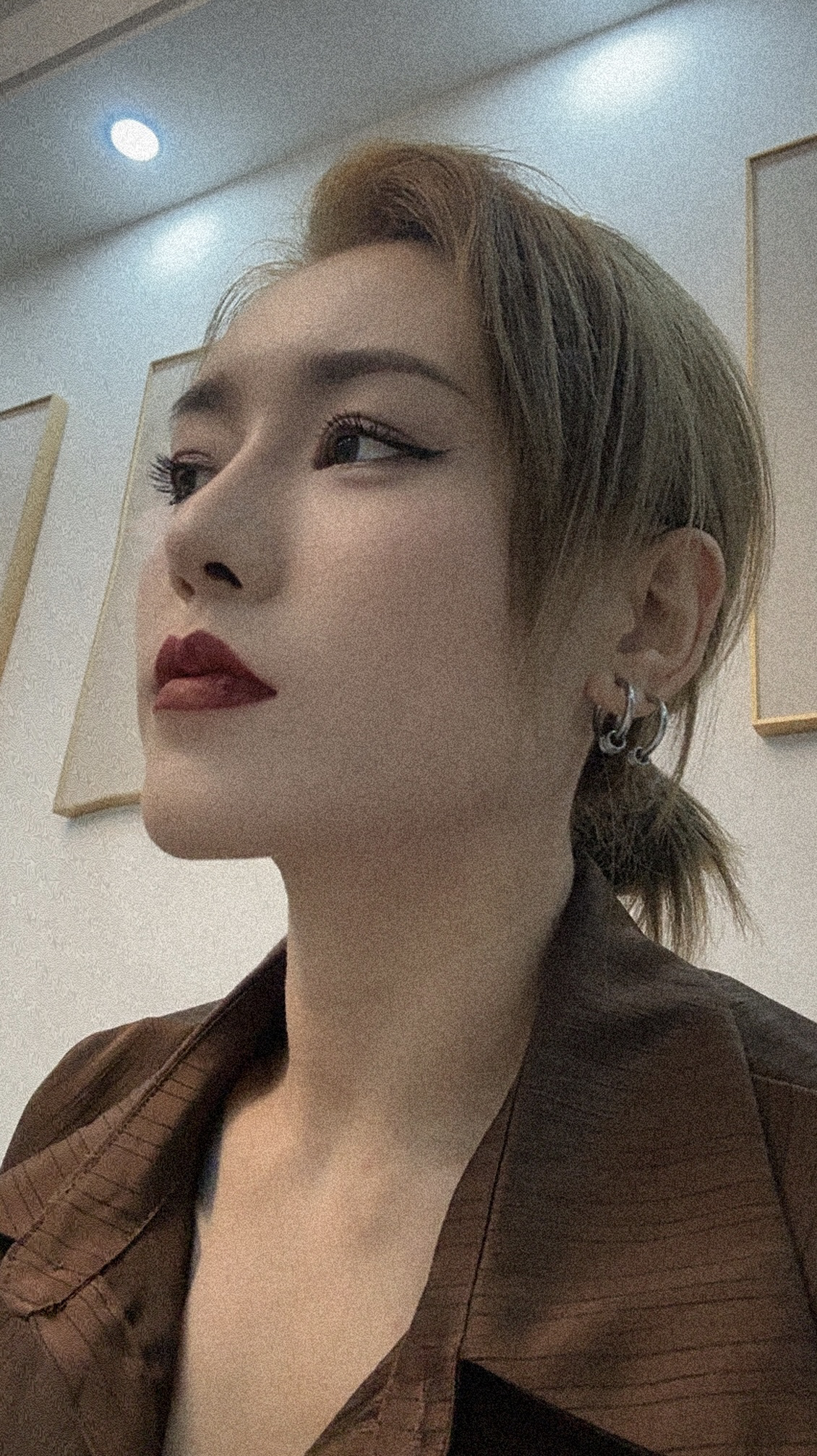 钛钢耳饰 《耳环》不掉色 不过敏 个性圈圈夸张百搭