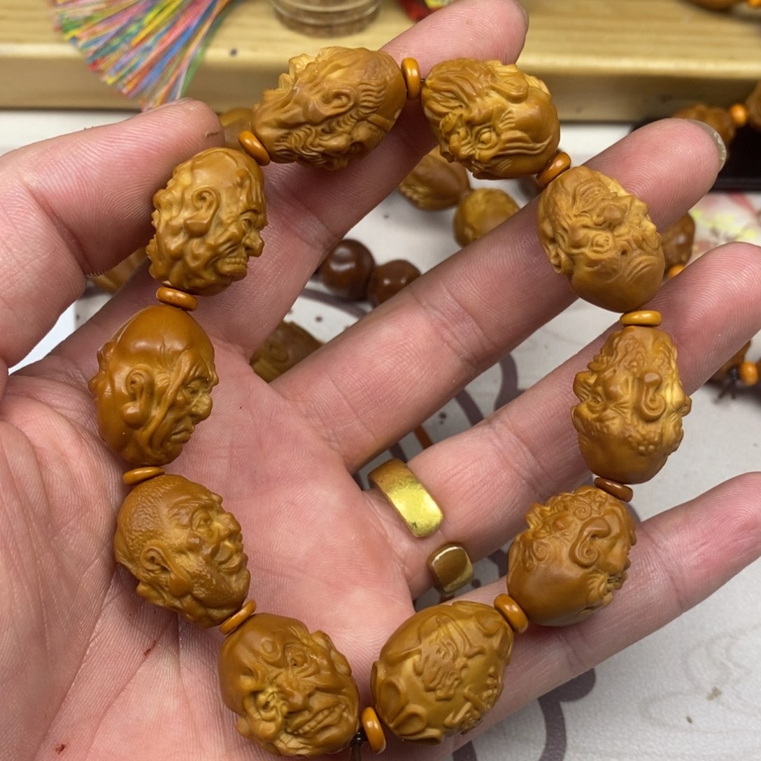 橄榄核手串/手链橄榄核雕刻工艺手串强