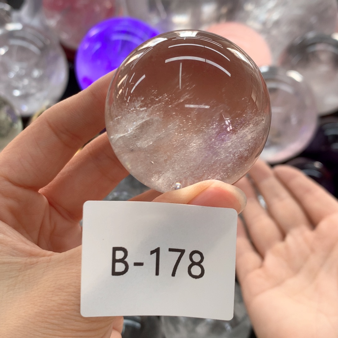 水晶摆件未镶嵌李**来B178尺寸4.5
