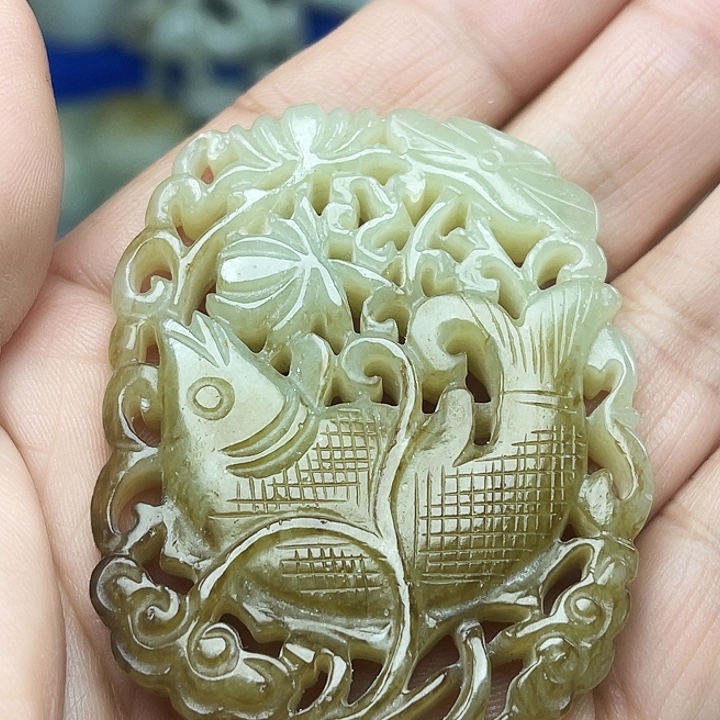 和田玉（青白玉）未镶嵌颈饰