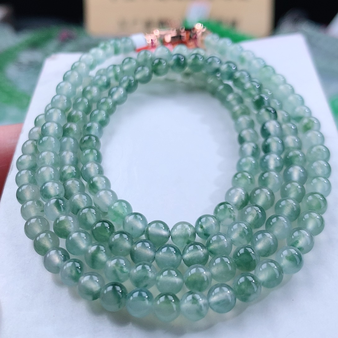 翡翠手链未镶嵌卡4.2mm