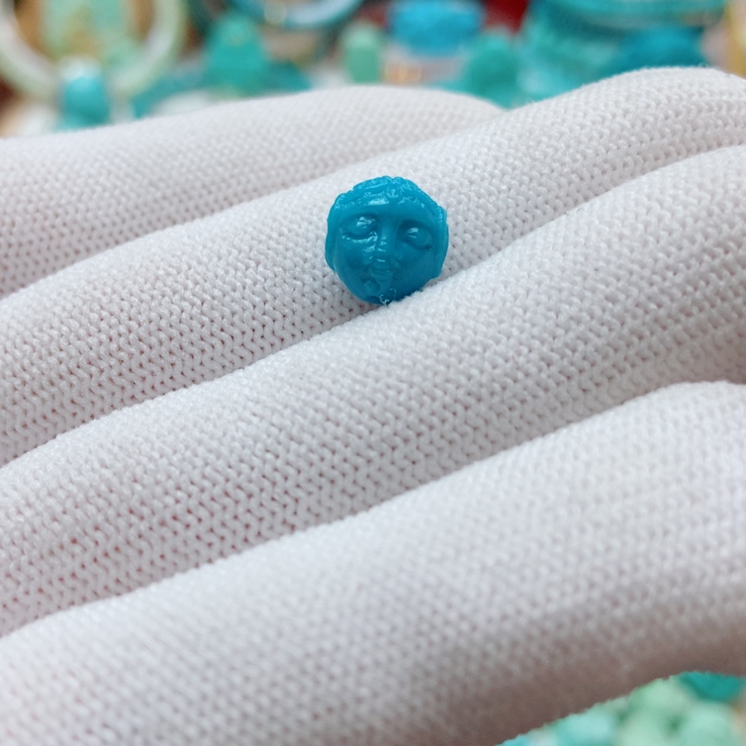 绿松石未镶嵌象头