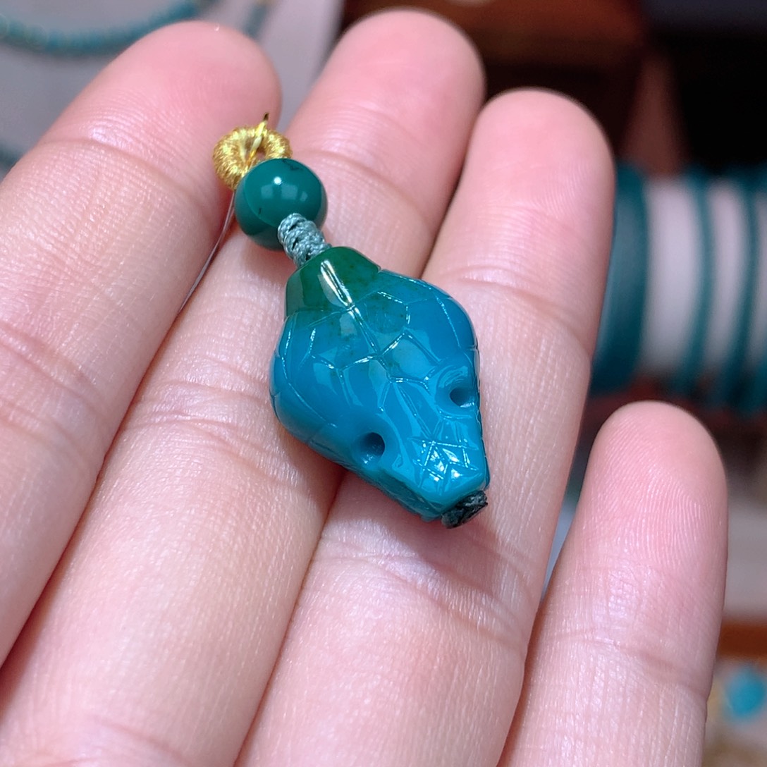 绿松石珠宝奇石未镶嵌