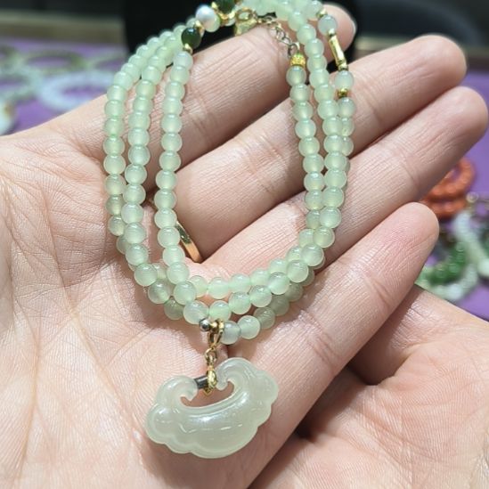 和田玉未镶嵌手链