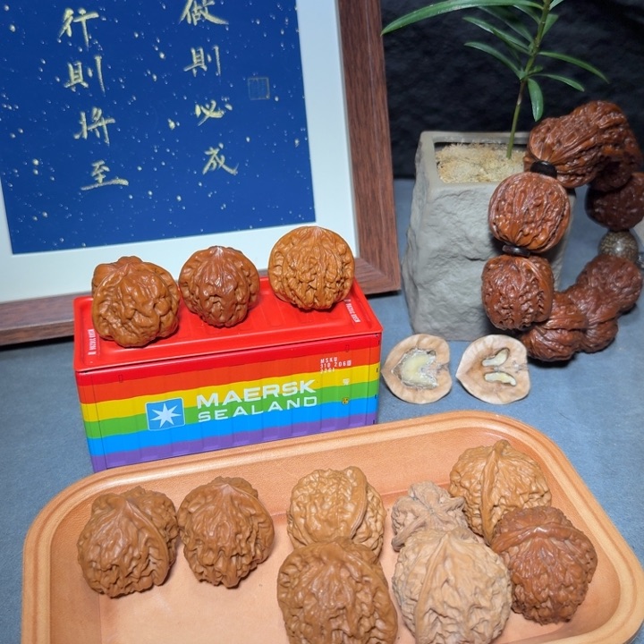 文玩核桃吊坠顽*金牛编号4601