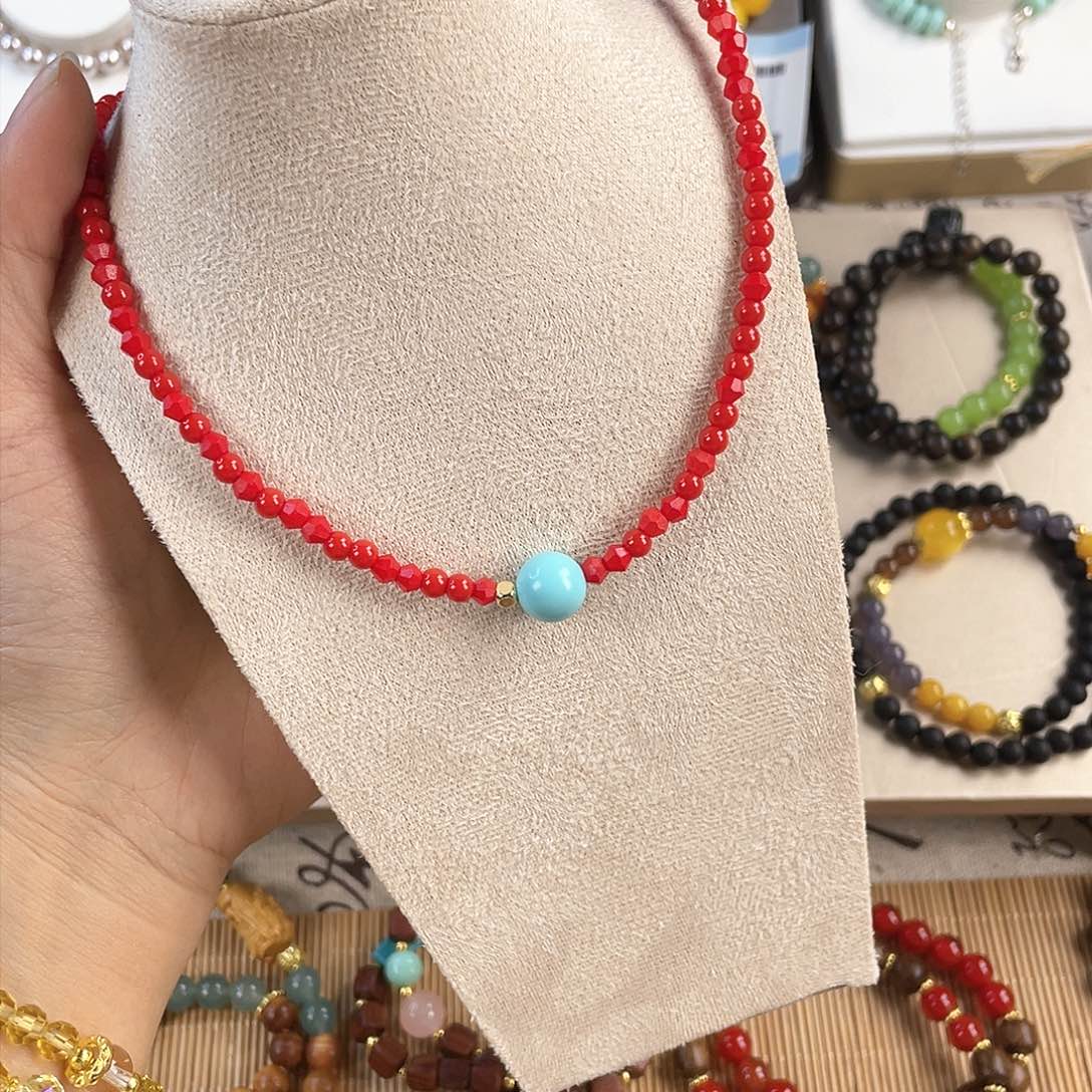 南红玛瑙手饰银S925镀金镶嵌