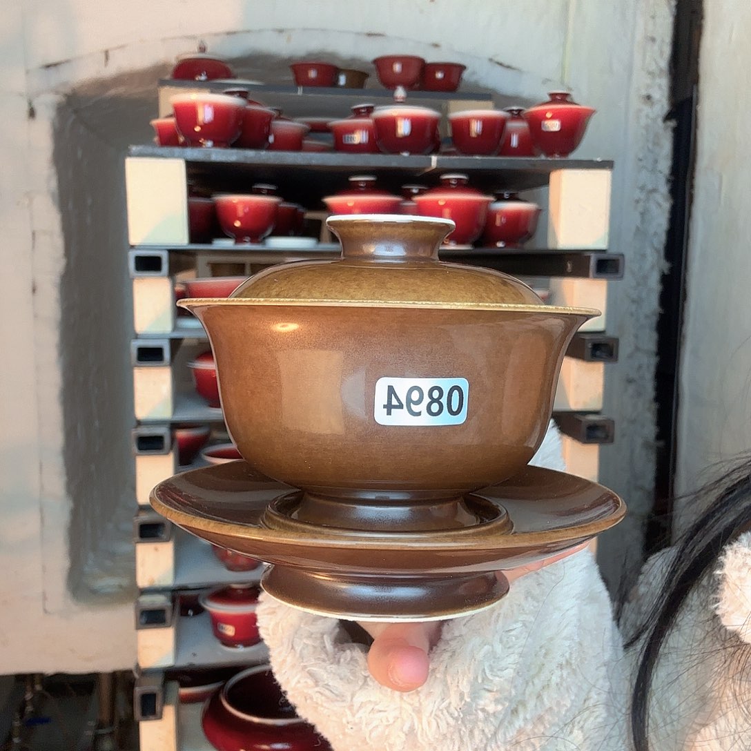 瓷片景德镇郎红陶瓷