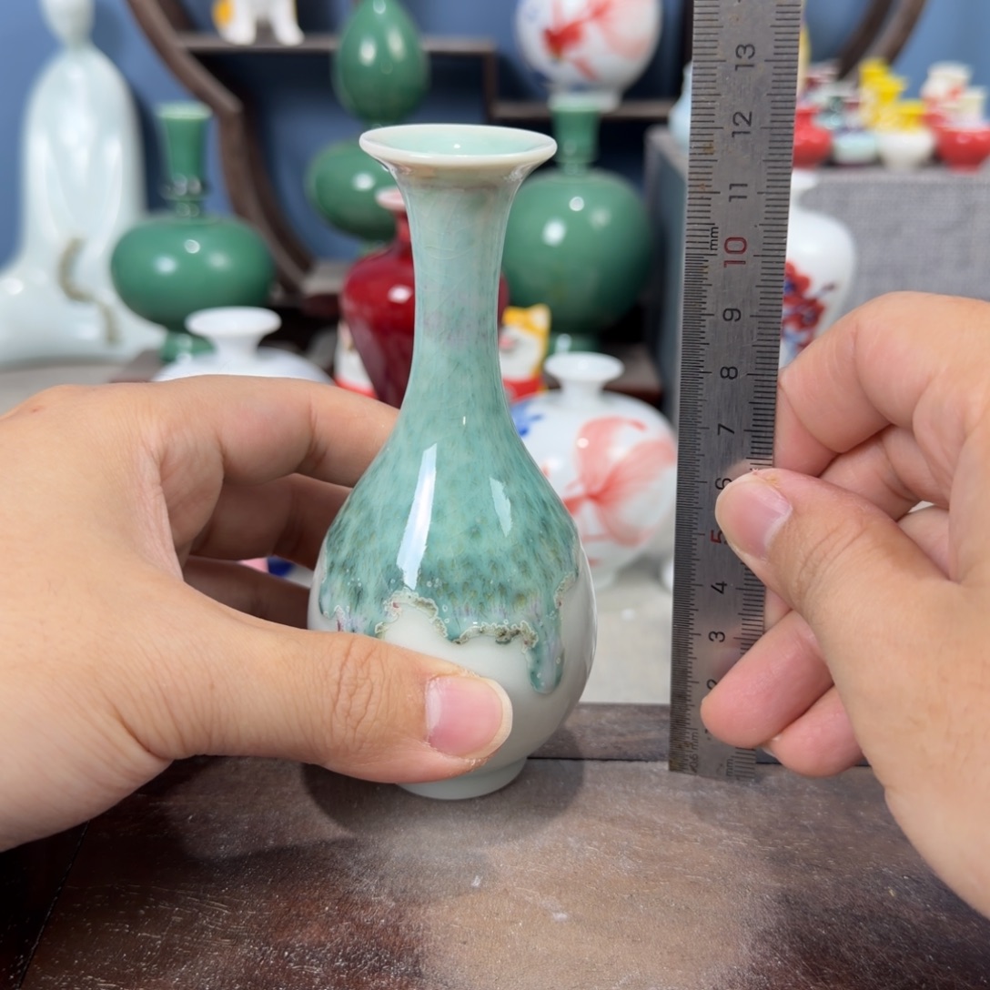 陶瓷手工小花器摆件
