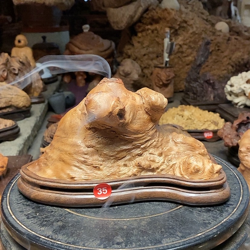 【闪购商品】35号荔枝木香炉工艺