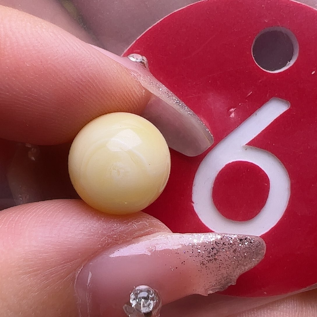 未镶嵌蜜蜡裸石微花粉10mm圆珠