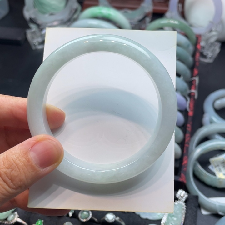 翡翠手镯未镶嵌翡翠手镯57.3