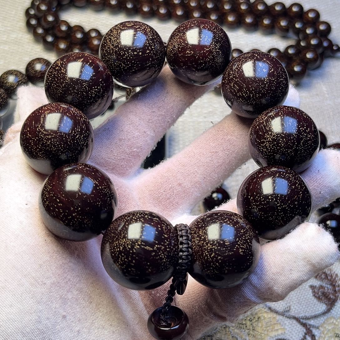 檀香紫檀（小叶紫檀）2.5 10颗满星