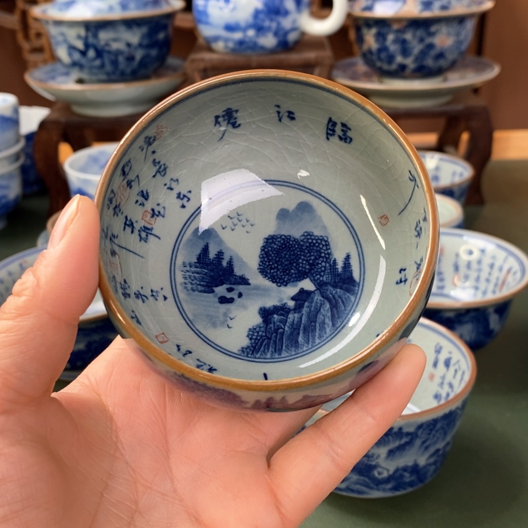 杯景德镇陶瓷手工手绘