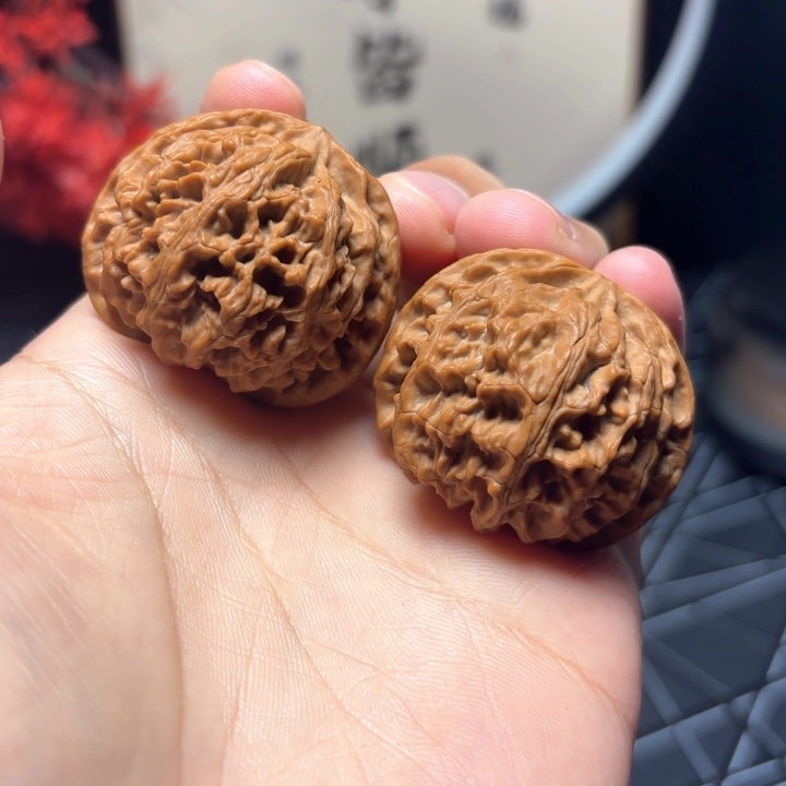 把件文玩核桃39尺苹果园