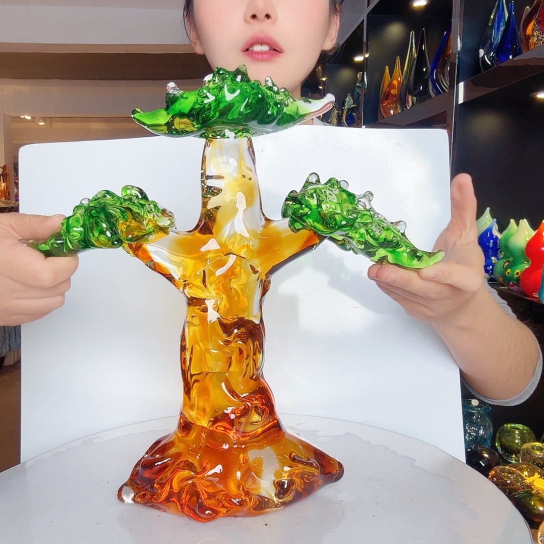 琉璃手工艺品琉璃岛上还有两片