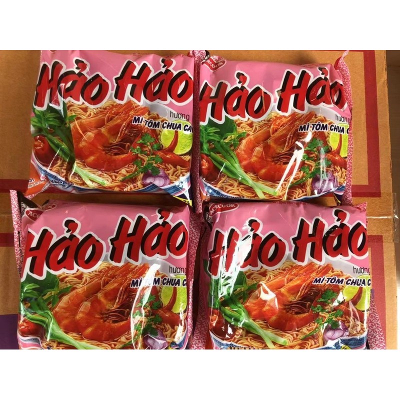 越南方便面好好面虾面干脆面泡面克*袋风味整件