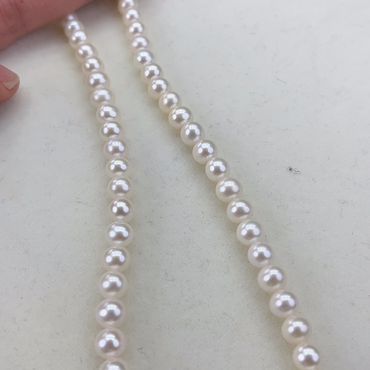 淡水珍珠颈饰银S925镶嵌卡6炫彩高品