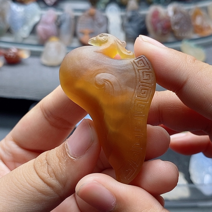 【闪购商品】未镶嵌吊坠定制玛瑙