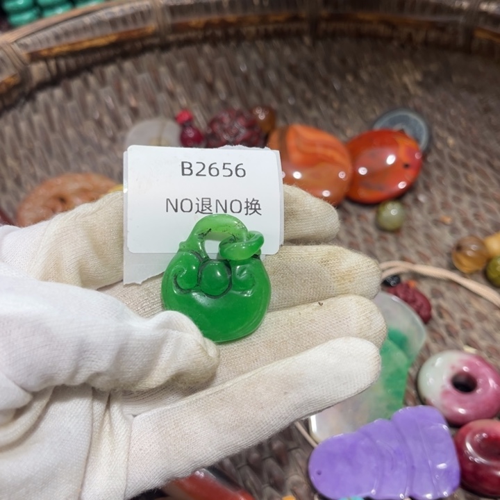 招***宝吊坠龙脊菩提工艺品2656