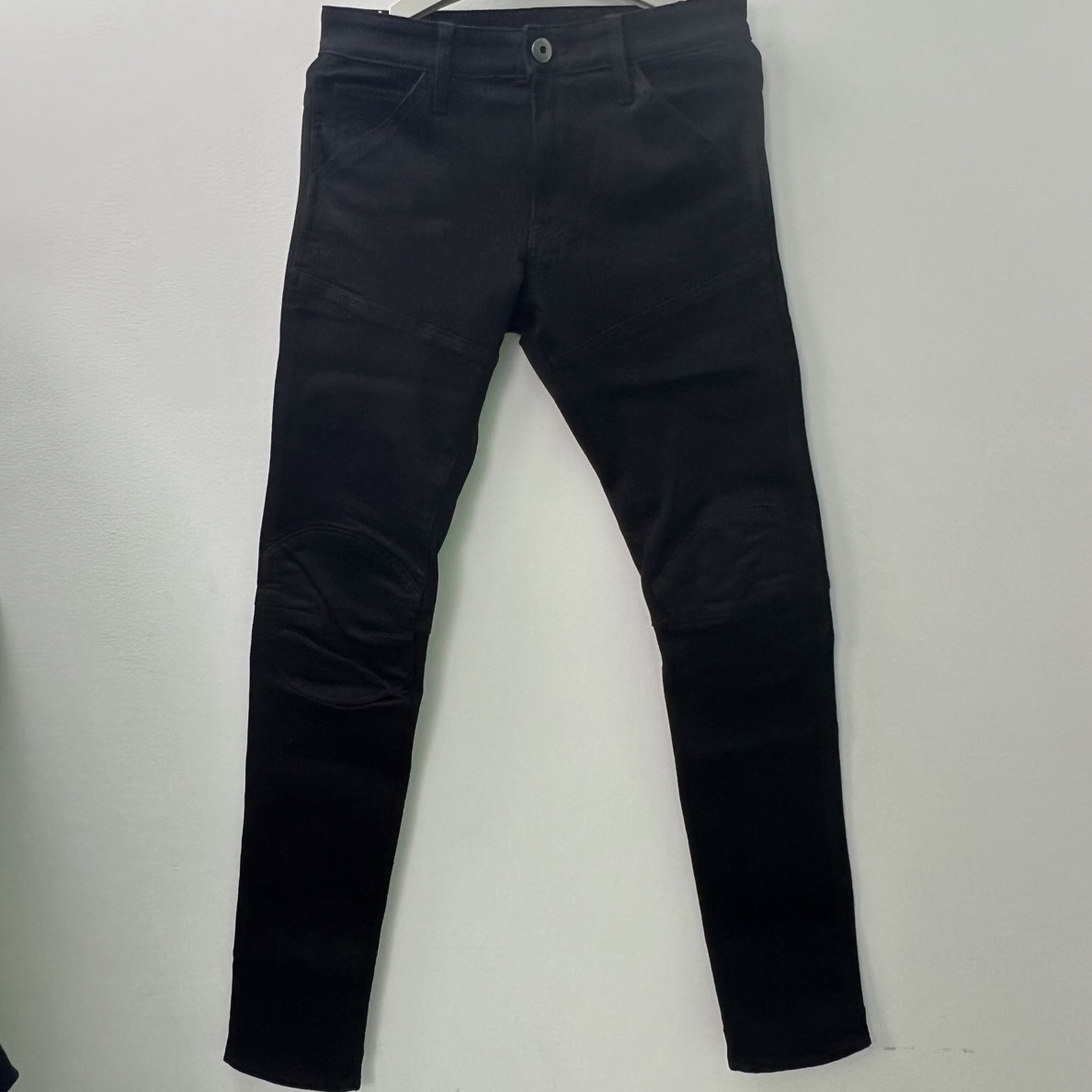 GS新款5620系列黑色弹力牛仔裤经典百搭修身黑牛