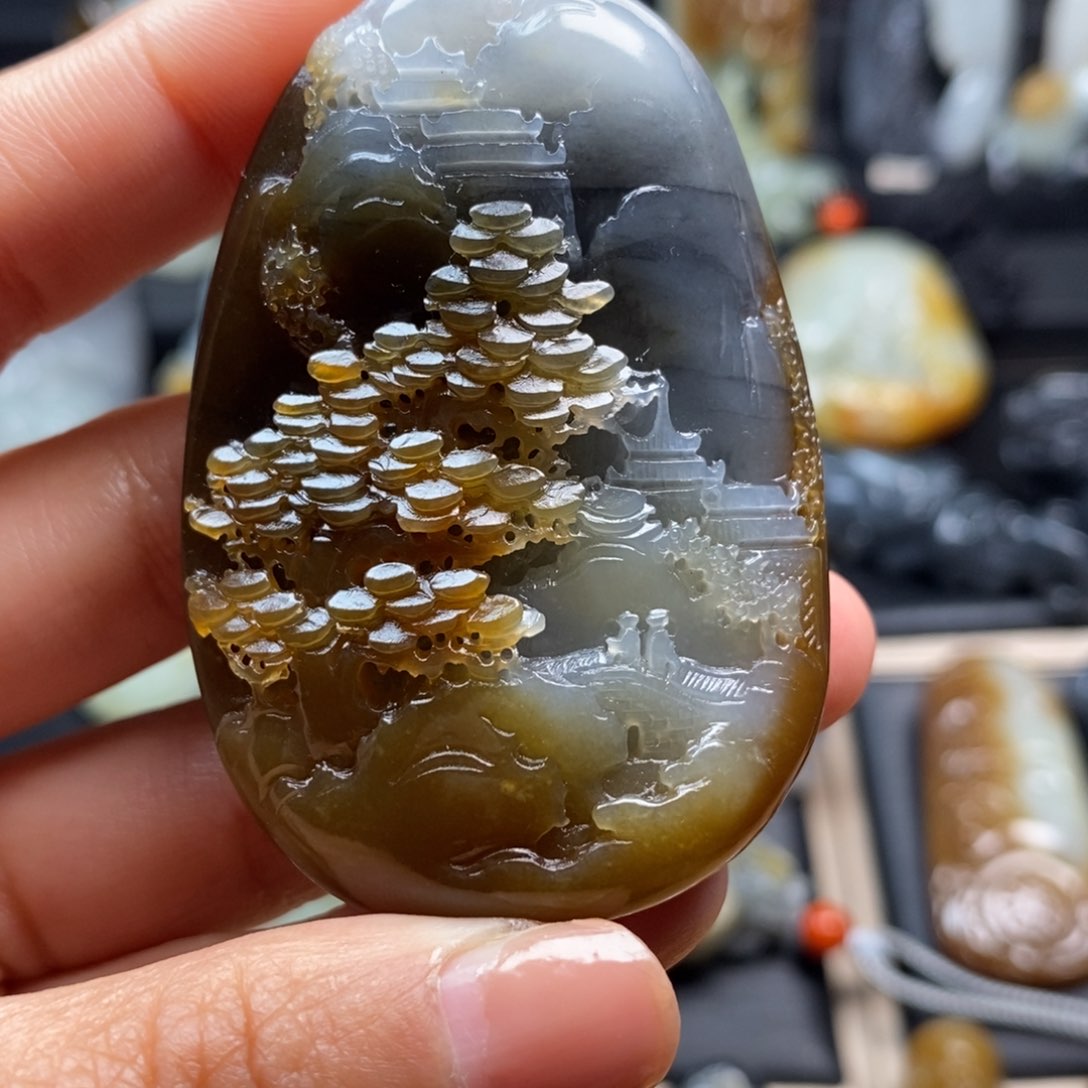 和田玉把件未镶嵌