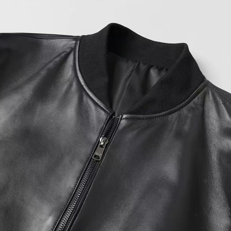 默认瑕疵  男士皮衣 图片仅供参考  直播间下单