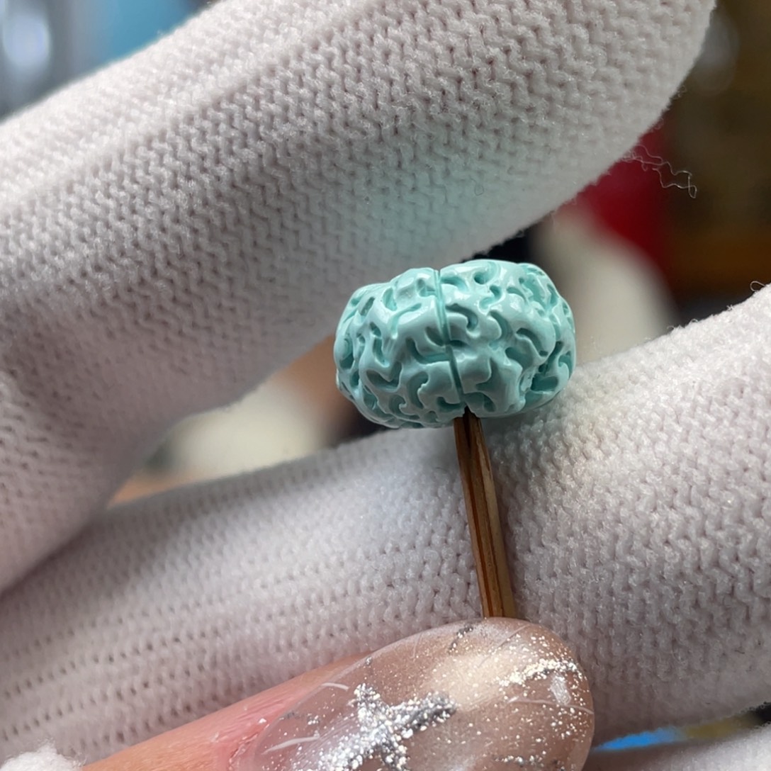 绿松石未镶嵌挂件