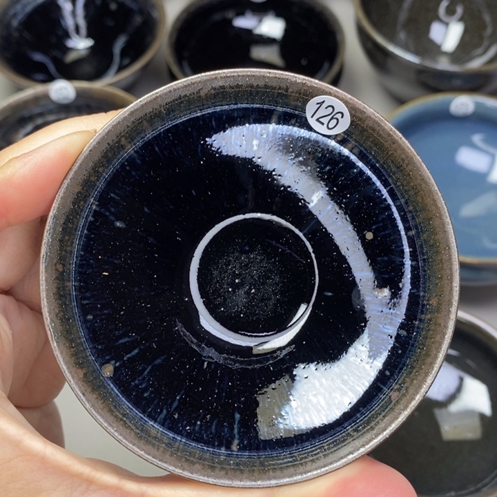 茶盏建窑建盏磨底柴烧主人杯