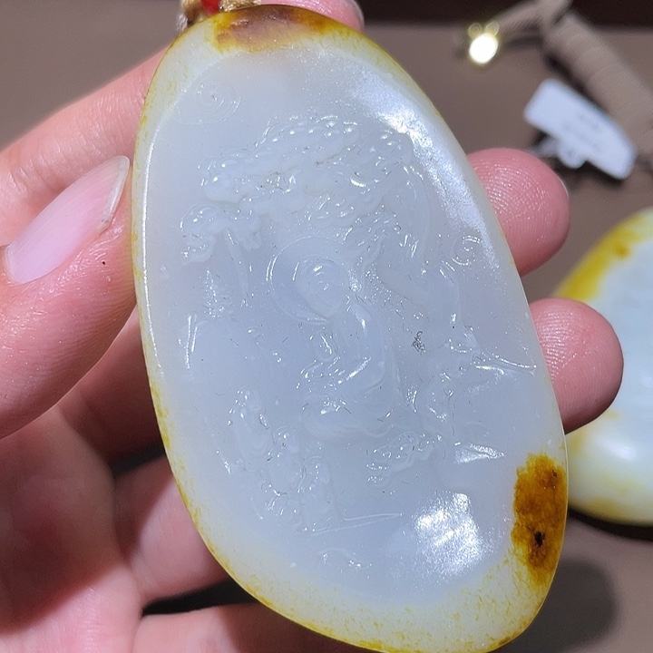 和田玉颈饰未镶嵌Y