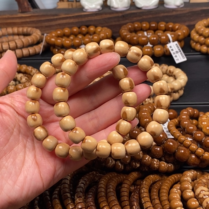 紫金鼠手串实心三花老型尺寸10