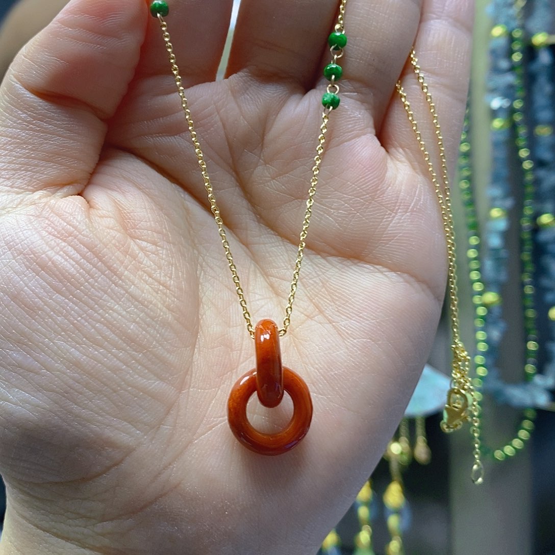 未镶嵌翡翠耳饰翡翠